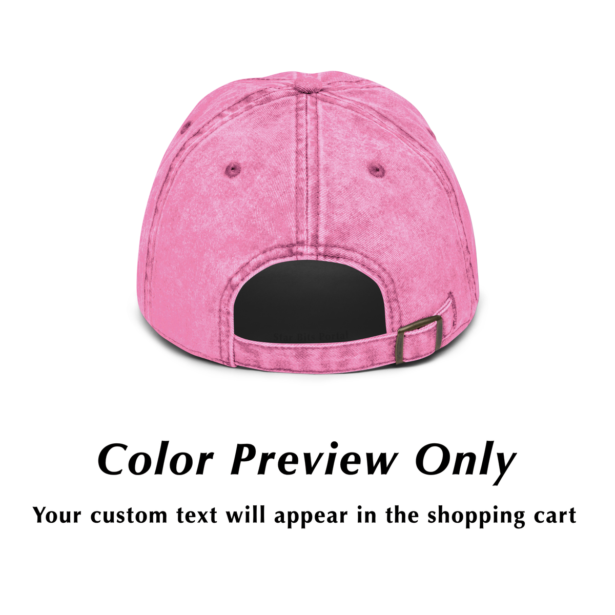 Reborn Vintage Hat - Pink - Custom