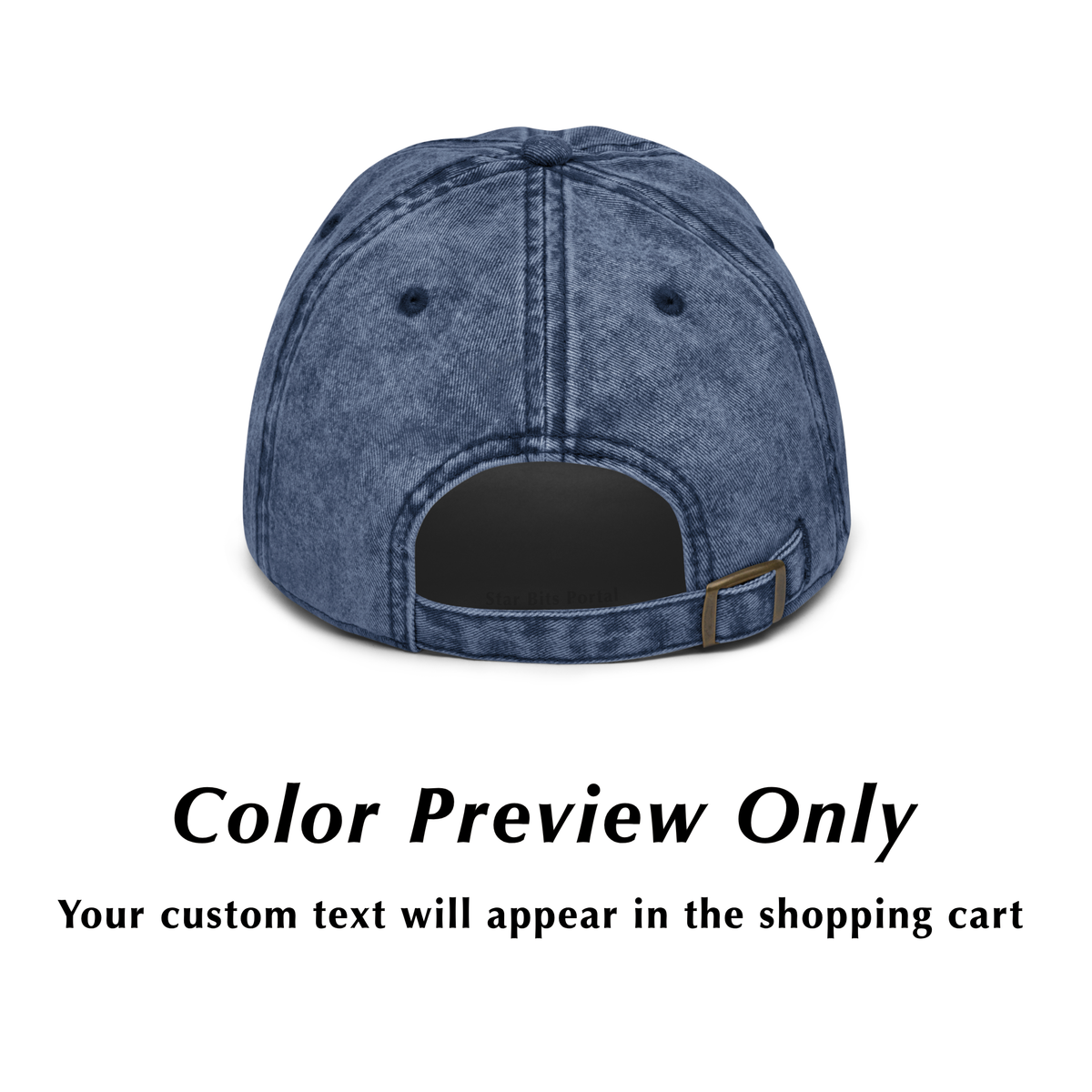 Reborn Vintage Navy Blue Baseball Cap