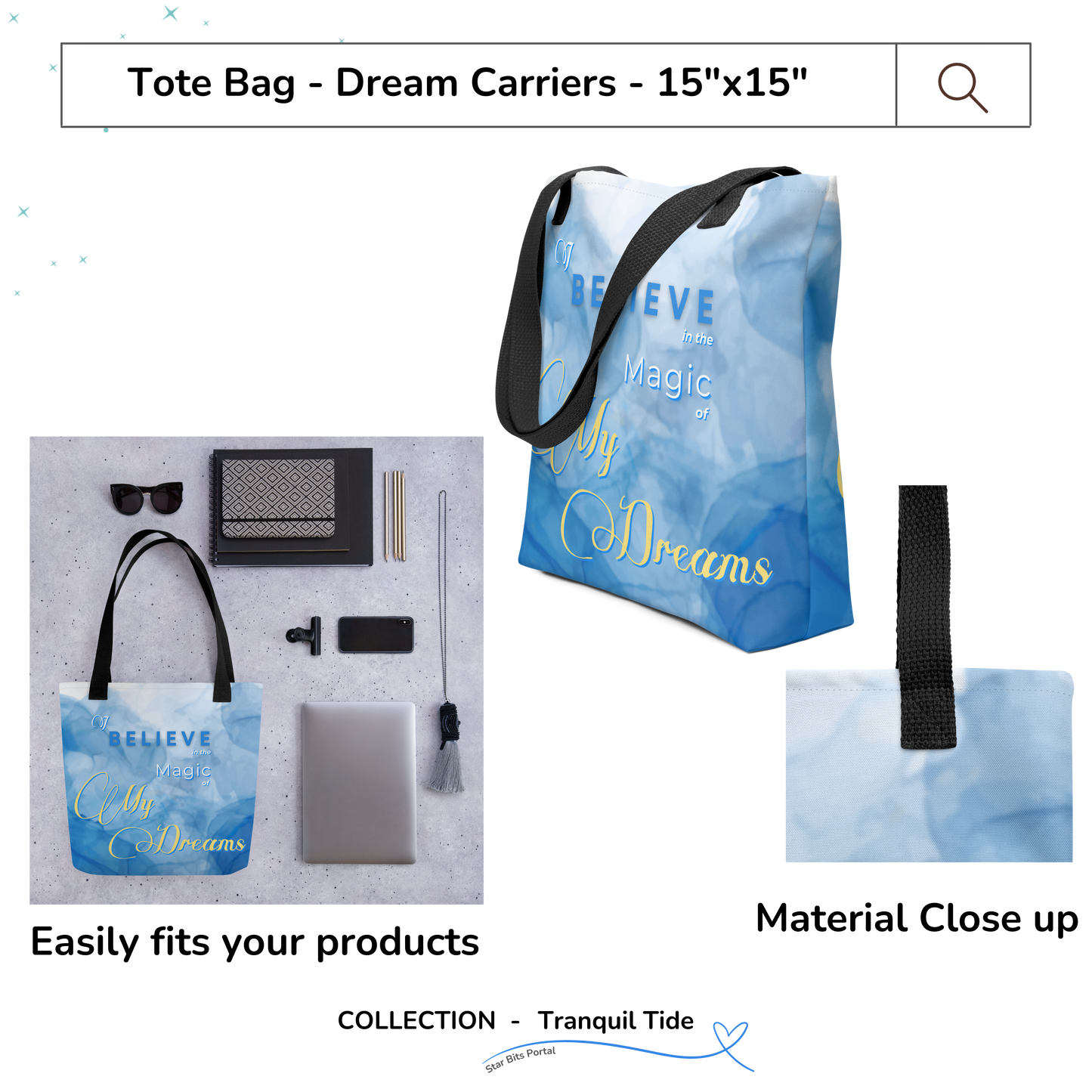 ToteBagLarge_TRANQUILTIDE_SapphireBlue_15x15_StarBits