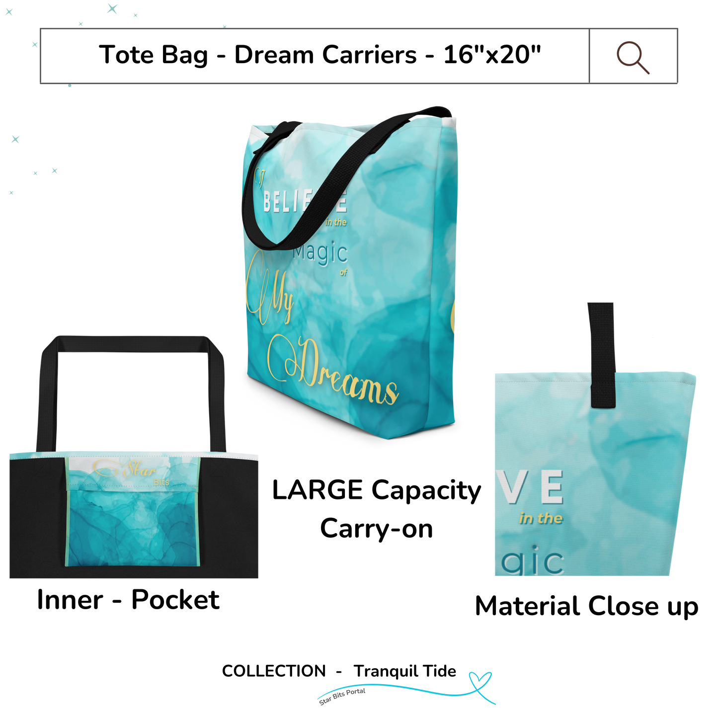 TOTE BAG - Tranquil Tide
