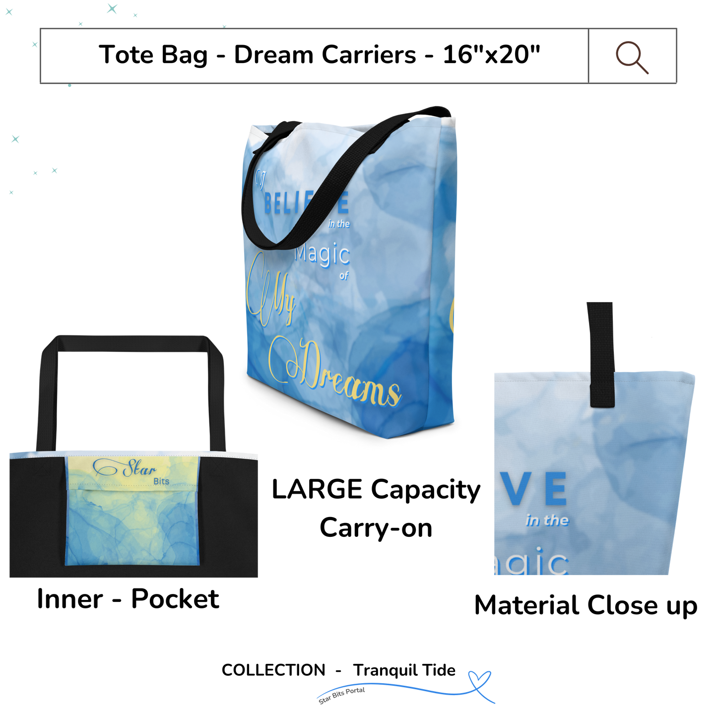 ToteBagLarge_TRANQUILTIDE_SapphireBlue_16x20_StarBits