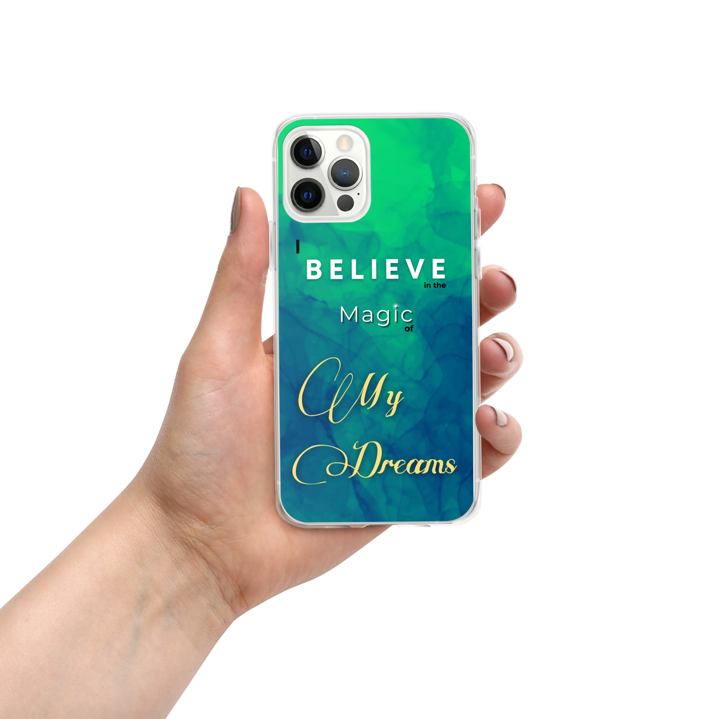 CLEAR iPHONE CASE - Tranquil Tide