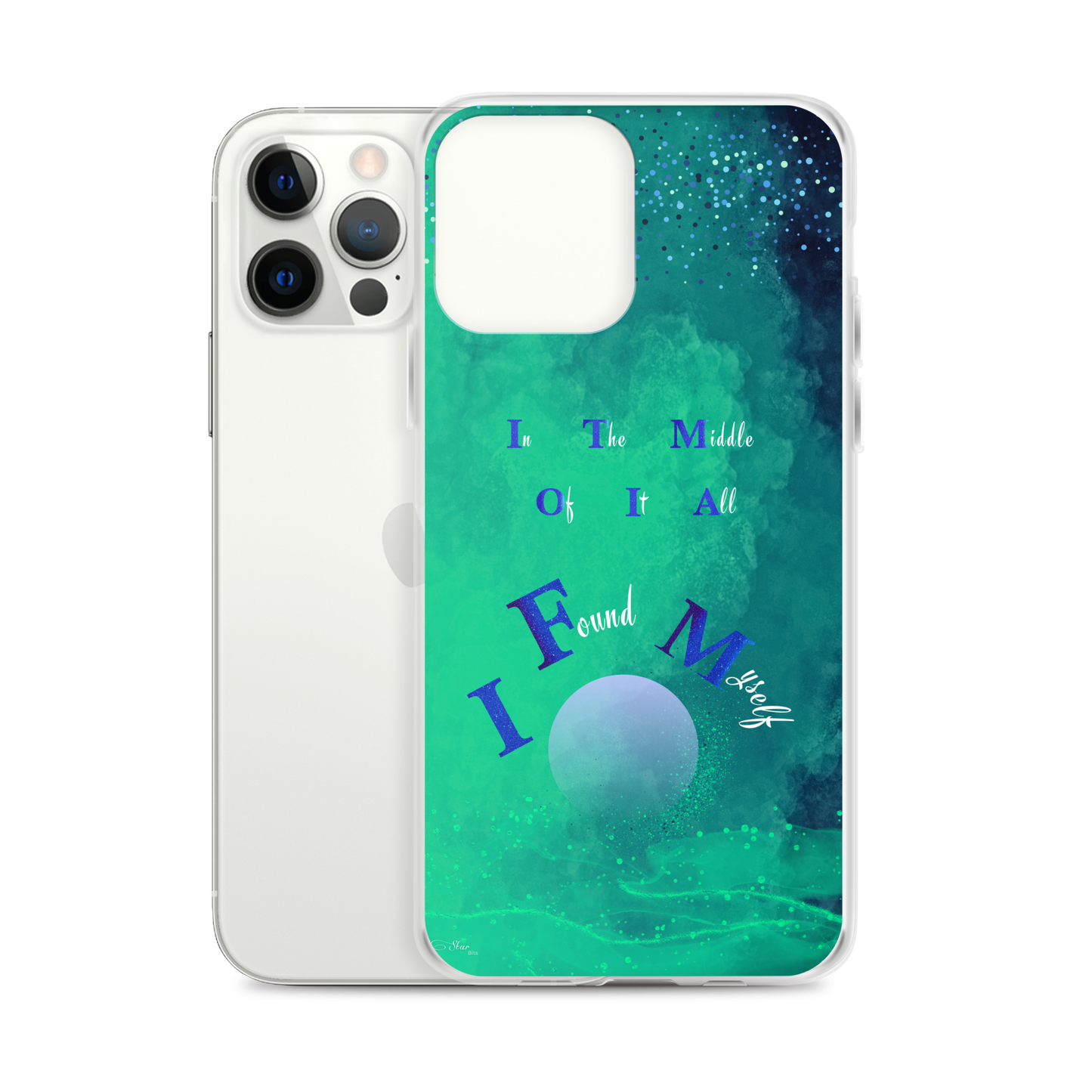 CleariPhoneCase_CELESTIALDREAMS_EmeraldEnigma_12ProMax_StarBits