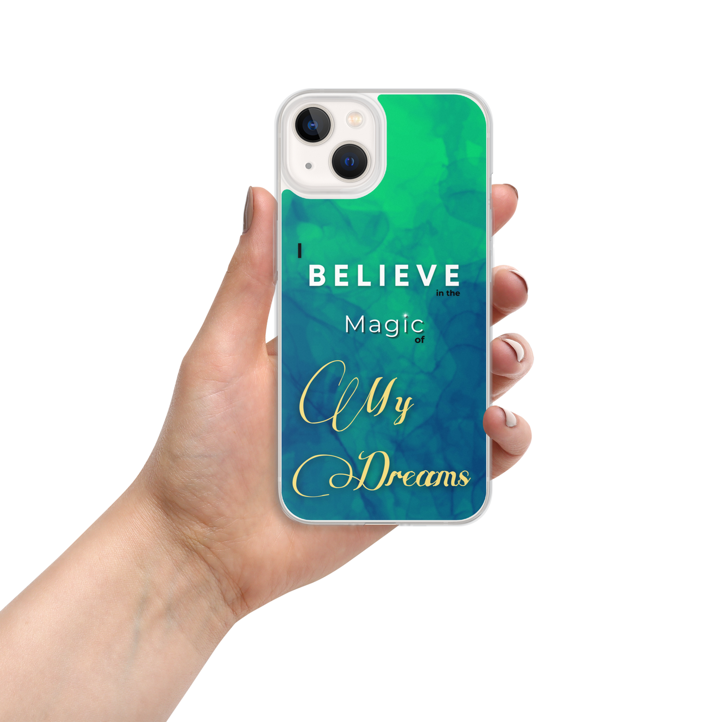 CLEAR iPHONE CASE - Tranquil Tide