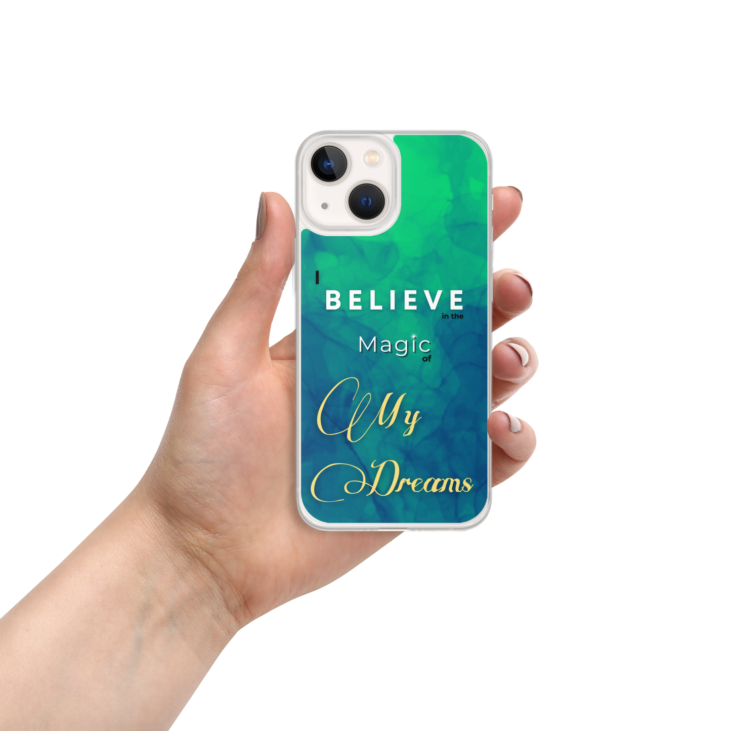CLEAR iPHONE CASE - Tranquil Tide