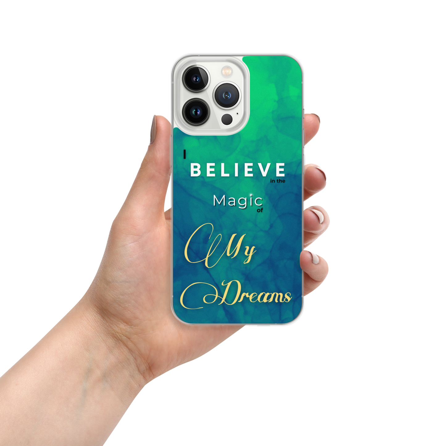 CLEAR iPHONE CASE - Tranquil Tide
