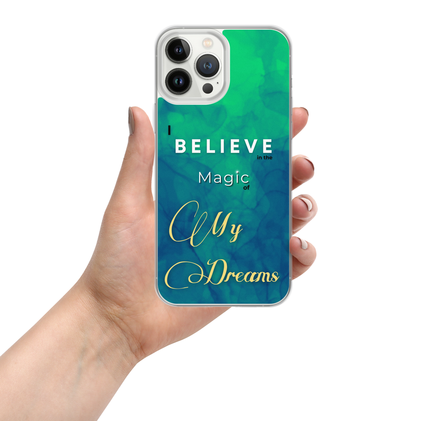 CLEAR iPHONE CASE - Tranquil Tide