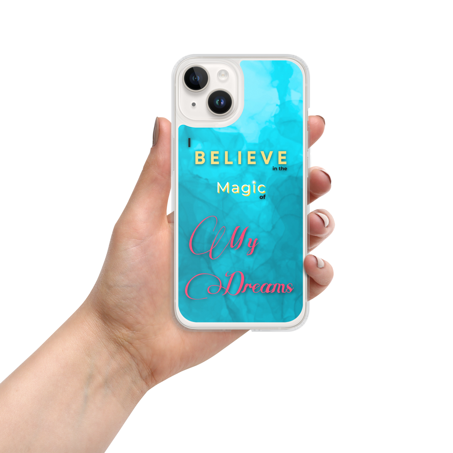 CLEAR iPHONE CASE - Tranquil Tide