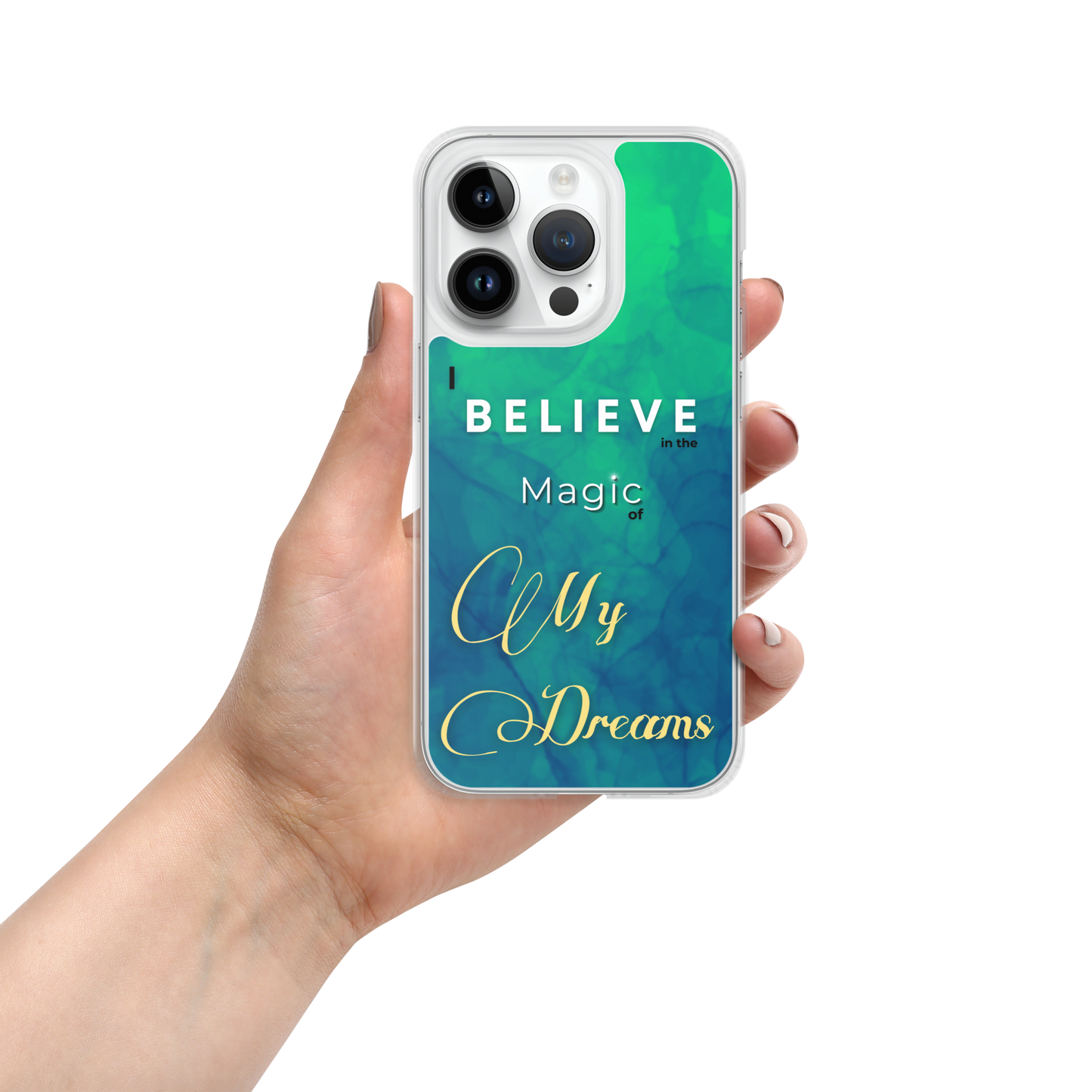 CLEAR iPHONE CASE - Tranquil Tide