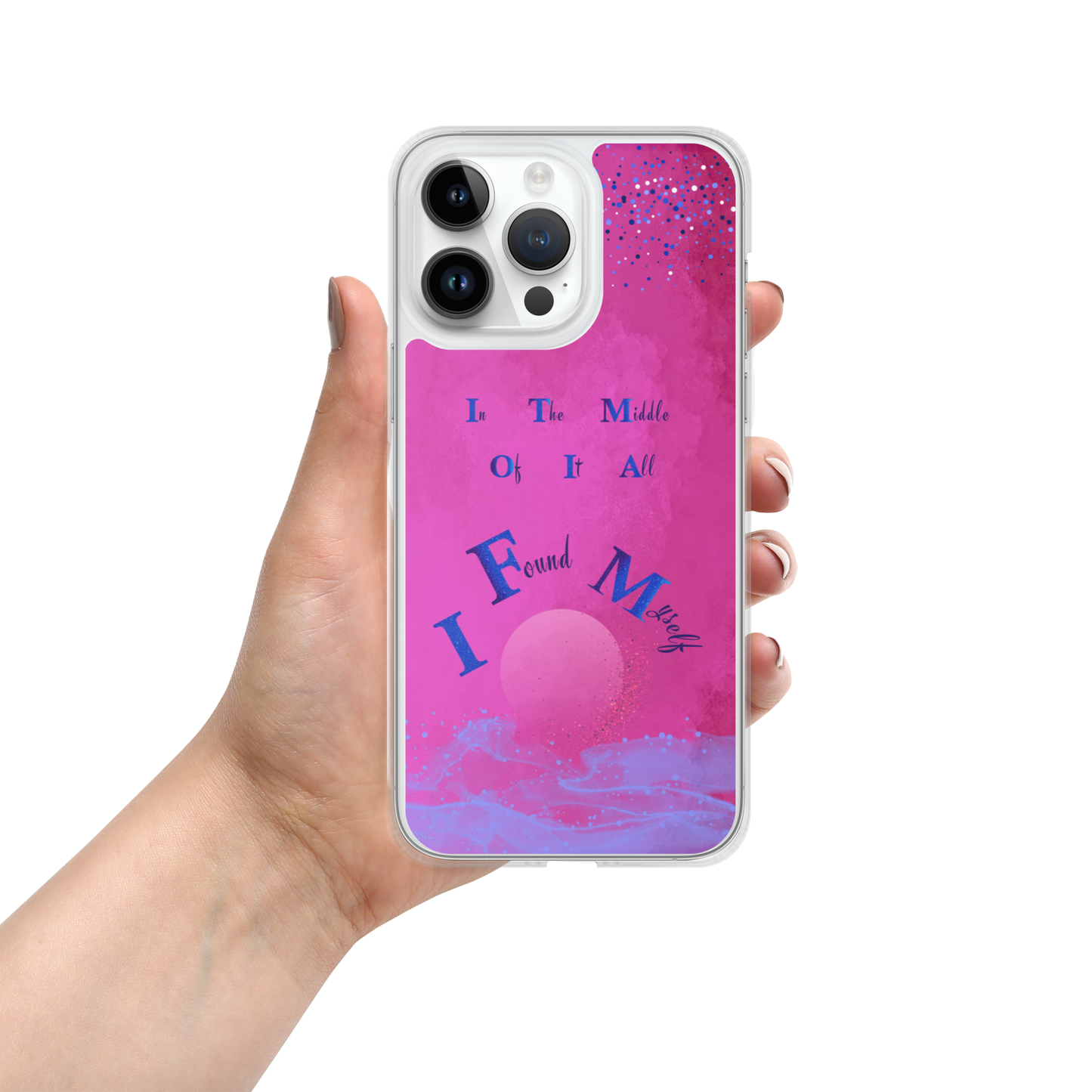 CleariPhoneCase_CELESTIALDREAMS_FuchsiaFusion_14ProMax_StarBits