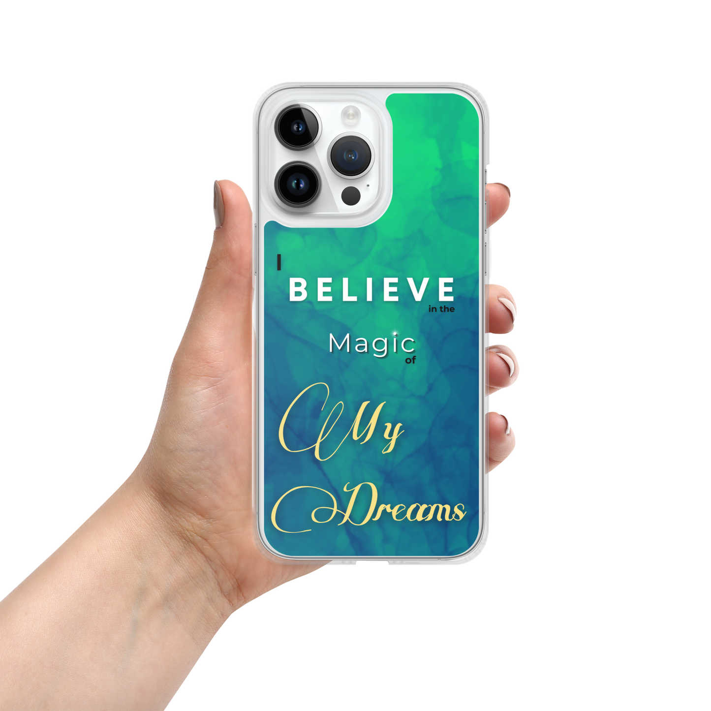 CLEAR iPHONE CASE - Tranquil Tide