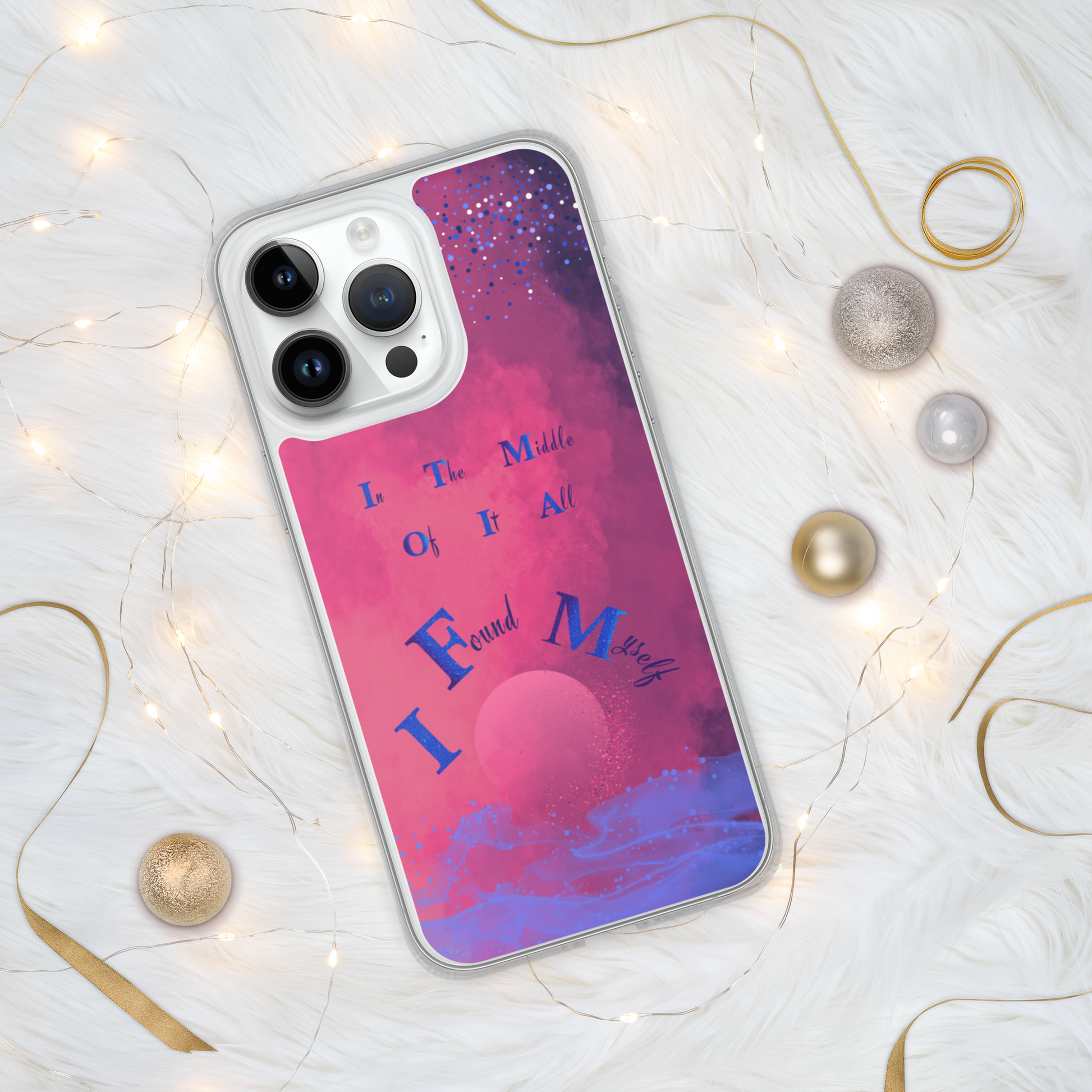 CleariPhoneCase_CELESTIALDREAMS_RubyDelight_14ProMax_StarBits