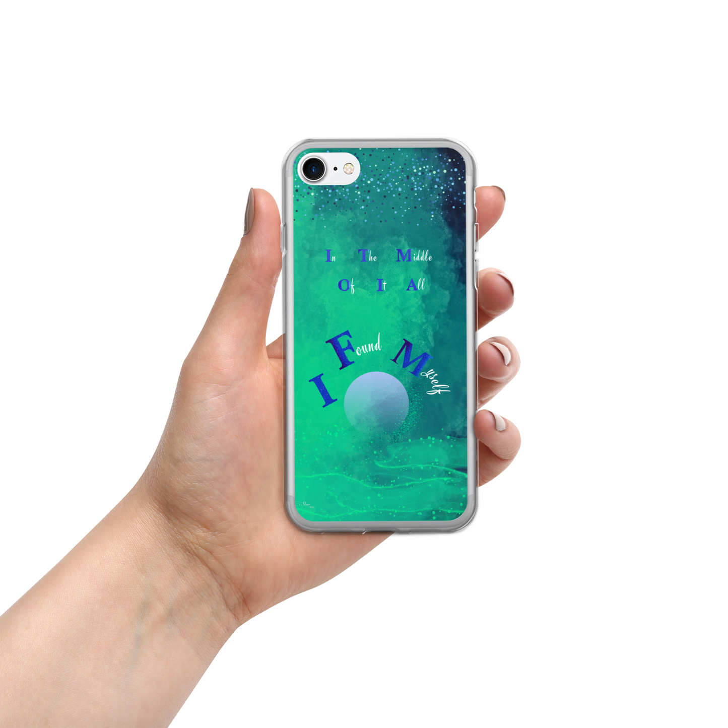 CleariPhoneCase_CELESTIALDREAMS_EmeraldEnigma_7/8_StarBits