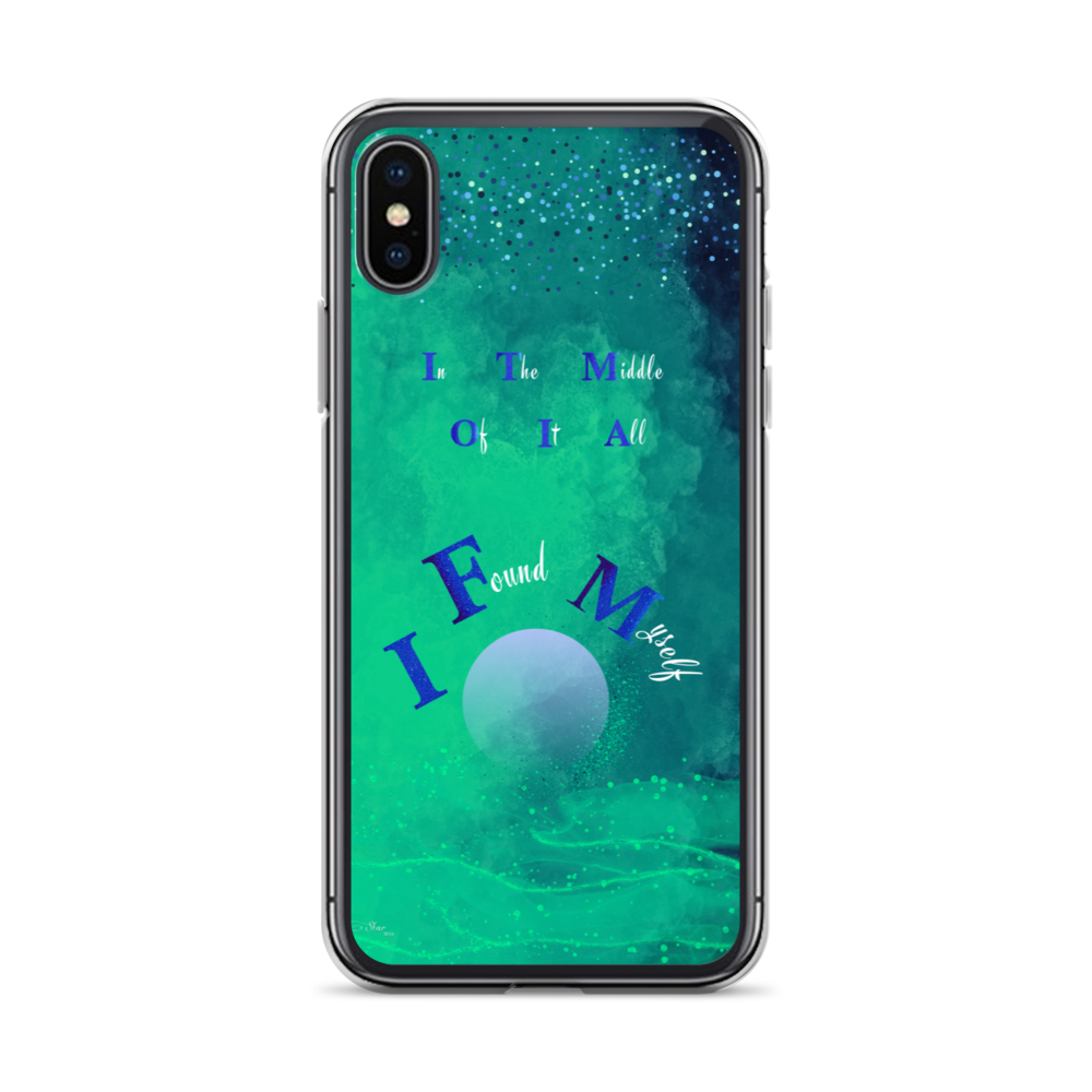 CleariPhoneCase_CELESTIALDREAMS_EmeraldEnigma_X/XS_StarBits
