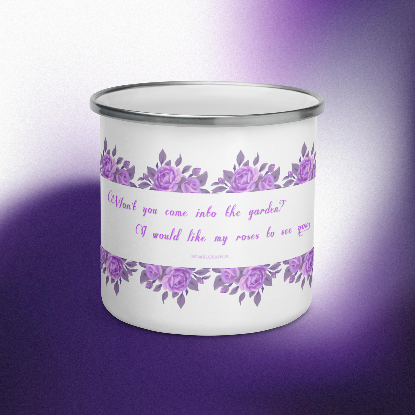 ENAMEL MUG - Pink Blossoms