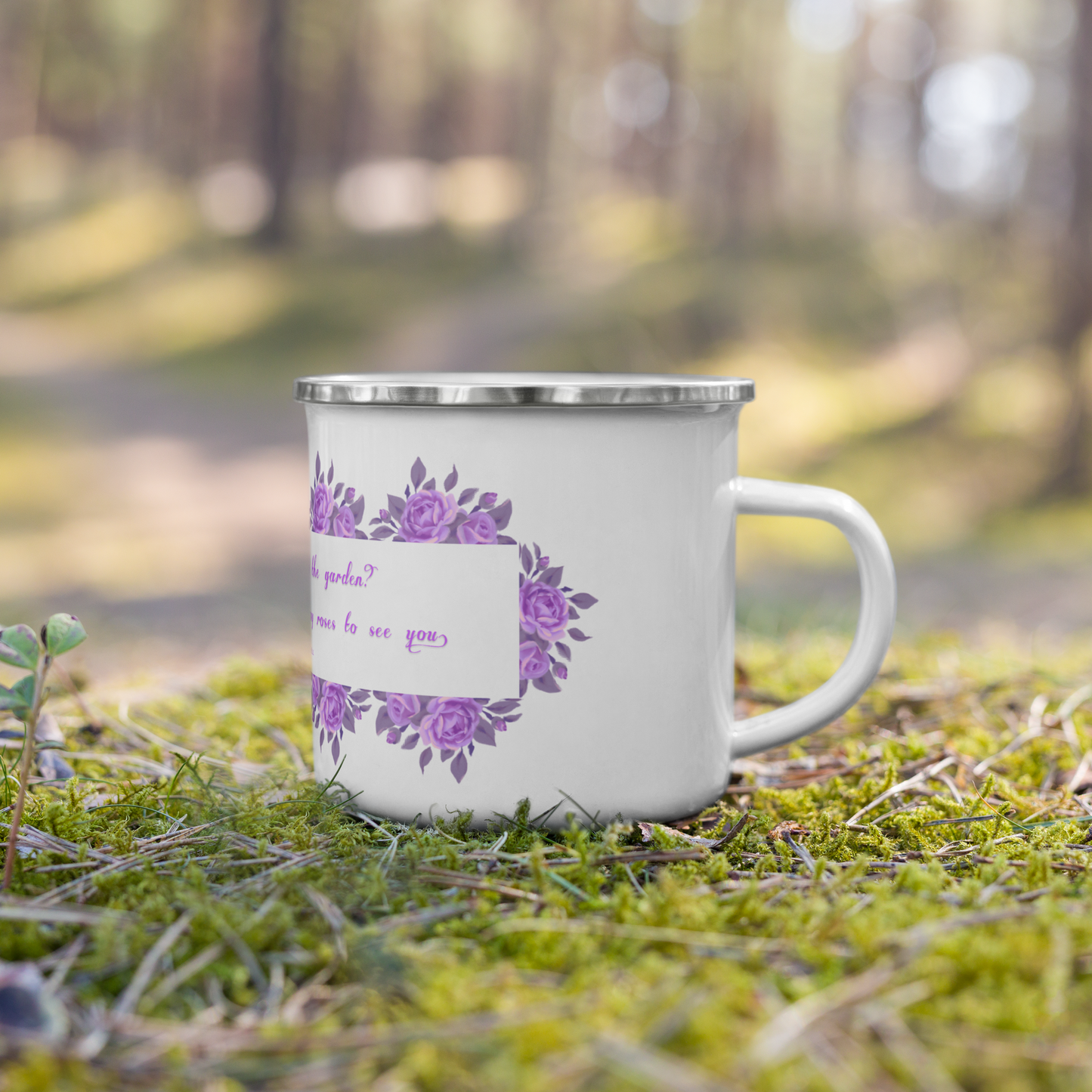 ENAMEL MUG - Pink Blossoms