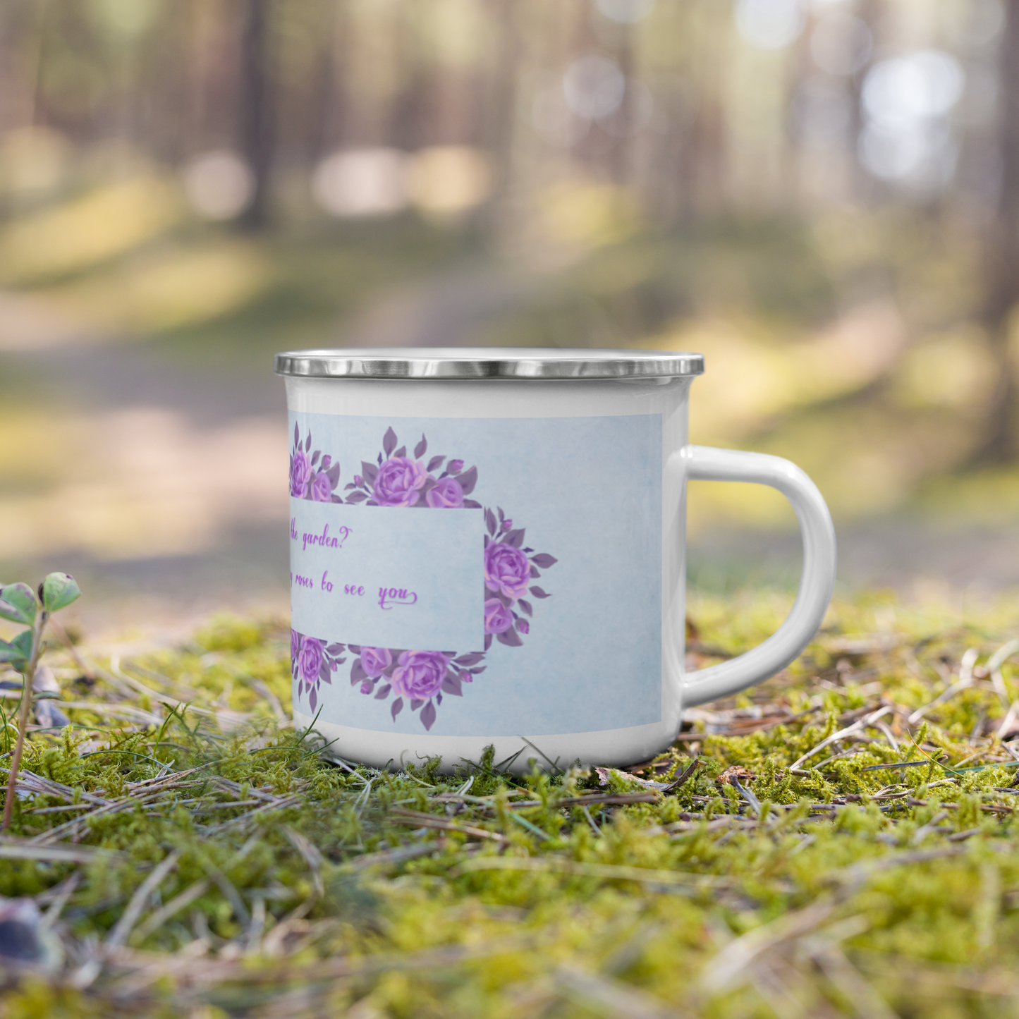 ENAMEL MUG - Pink Blossoms