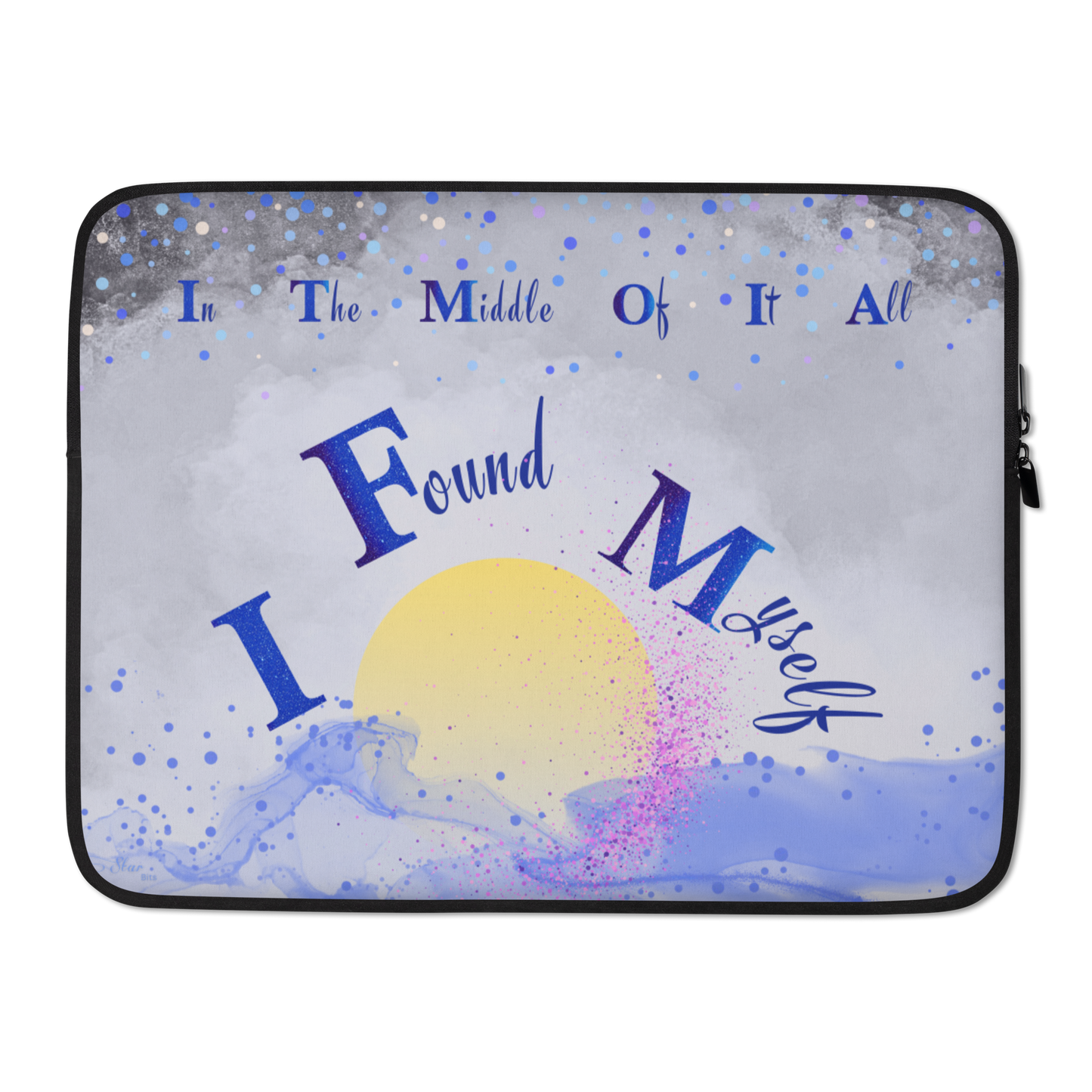 LaptopSleeve_15"_CELESTIALDREAMS_SmokyNight_StarBits