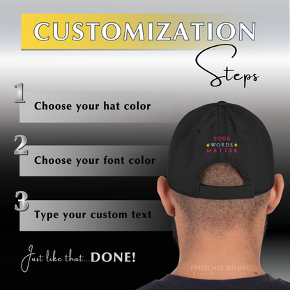 DISTRESSED DAD HAT - Phoenix Rising
