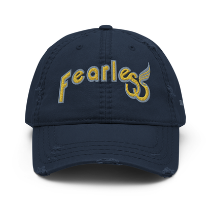 Fearless Distressed Dad Hat - Phoenix Rising