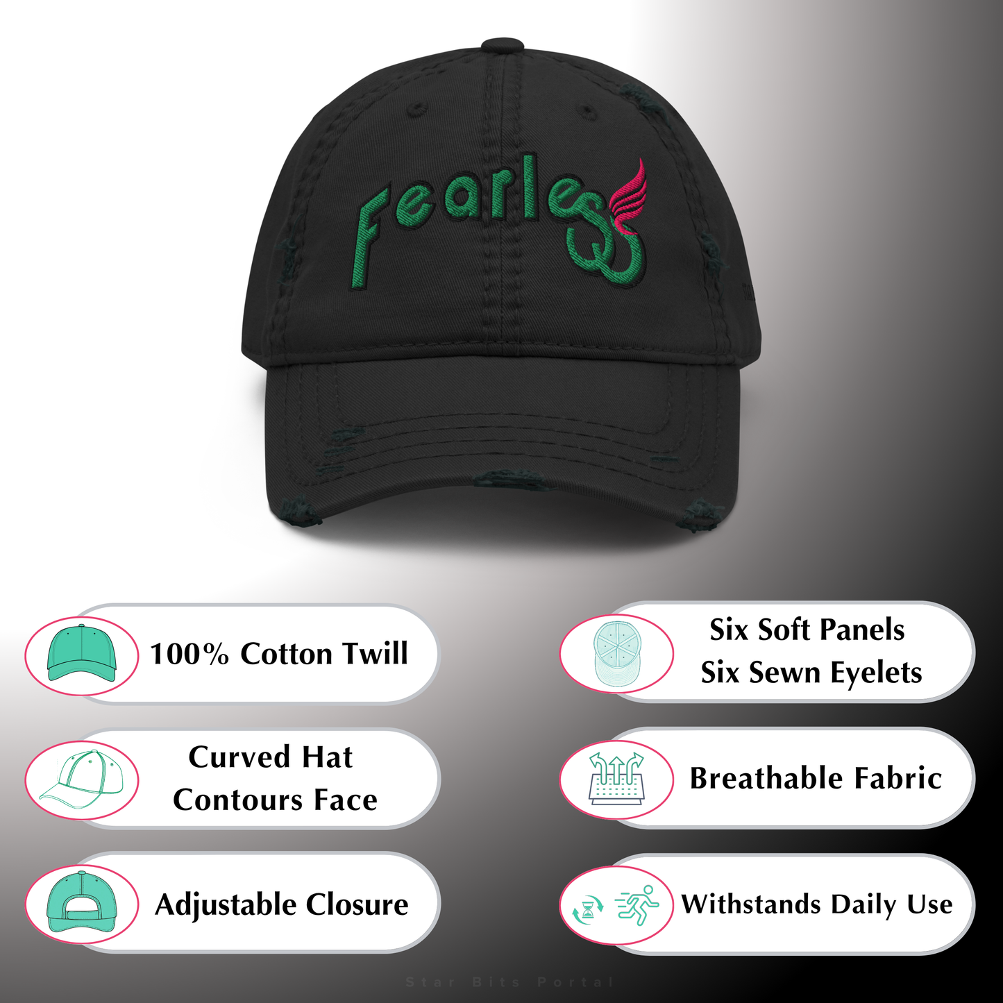 DISTRESSED DAD HAT - Phoenix Rising