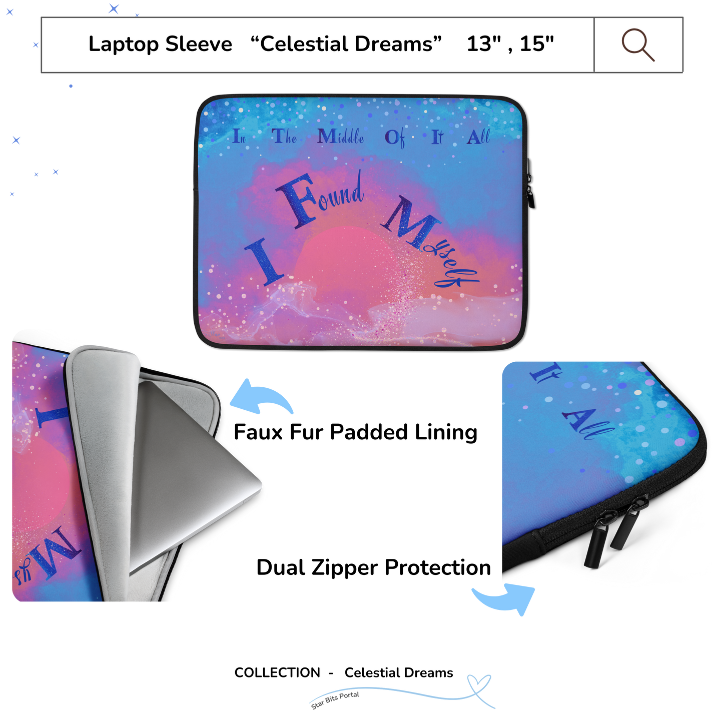 LAPTOP SLEEVE - Celestial Dreams