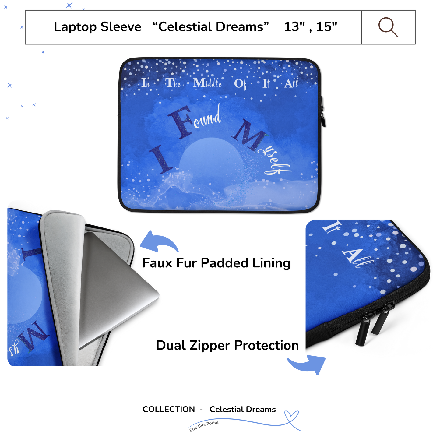 LAPTOP SLEEVE - Celestial Dreams
