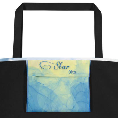 ToteBagLarge_TRANQUILTIDE_SapphireBlue_16x20_StarBits 