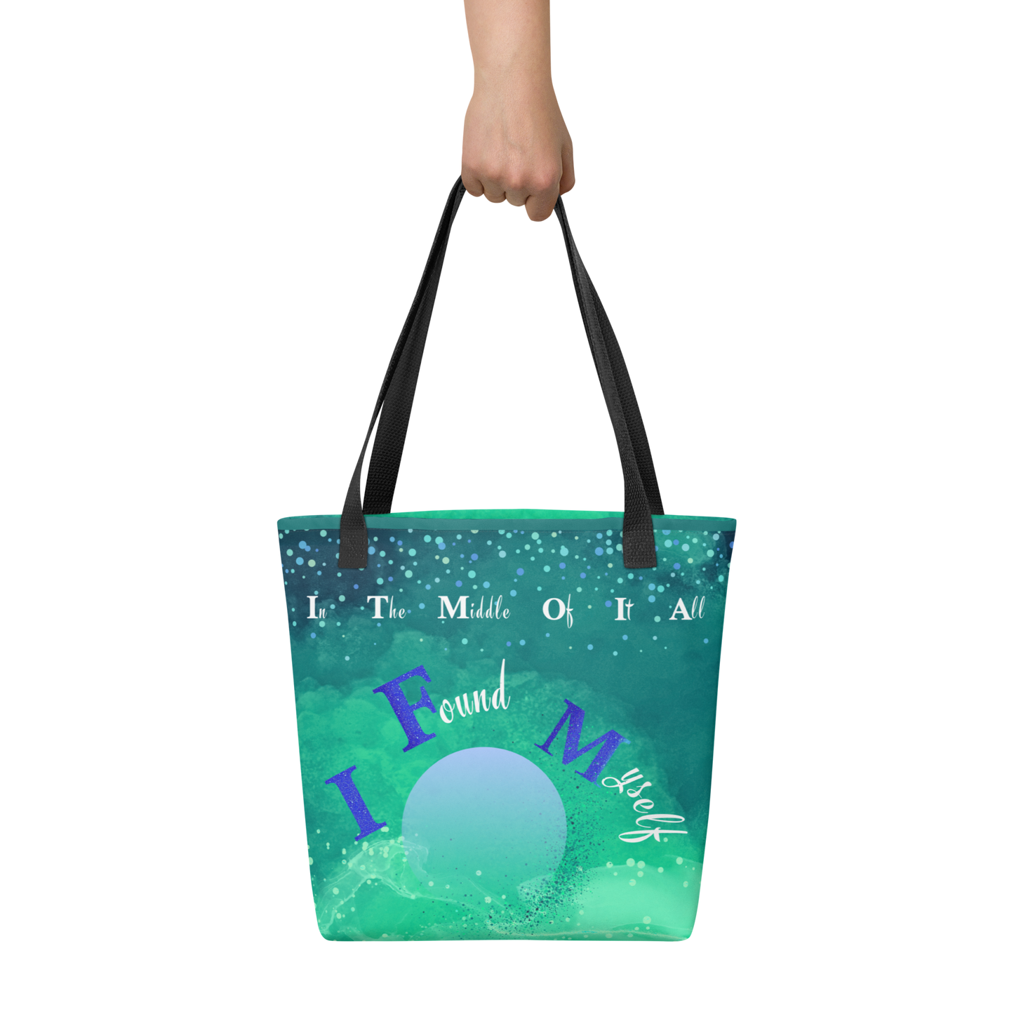 ToteBagSmall_CelestialBurst_EmeraldEnigma_15x15_StarBits 