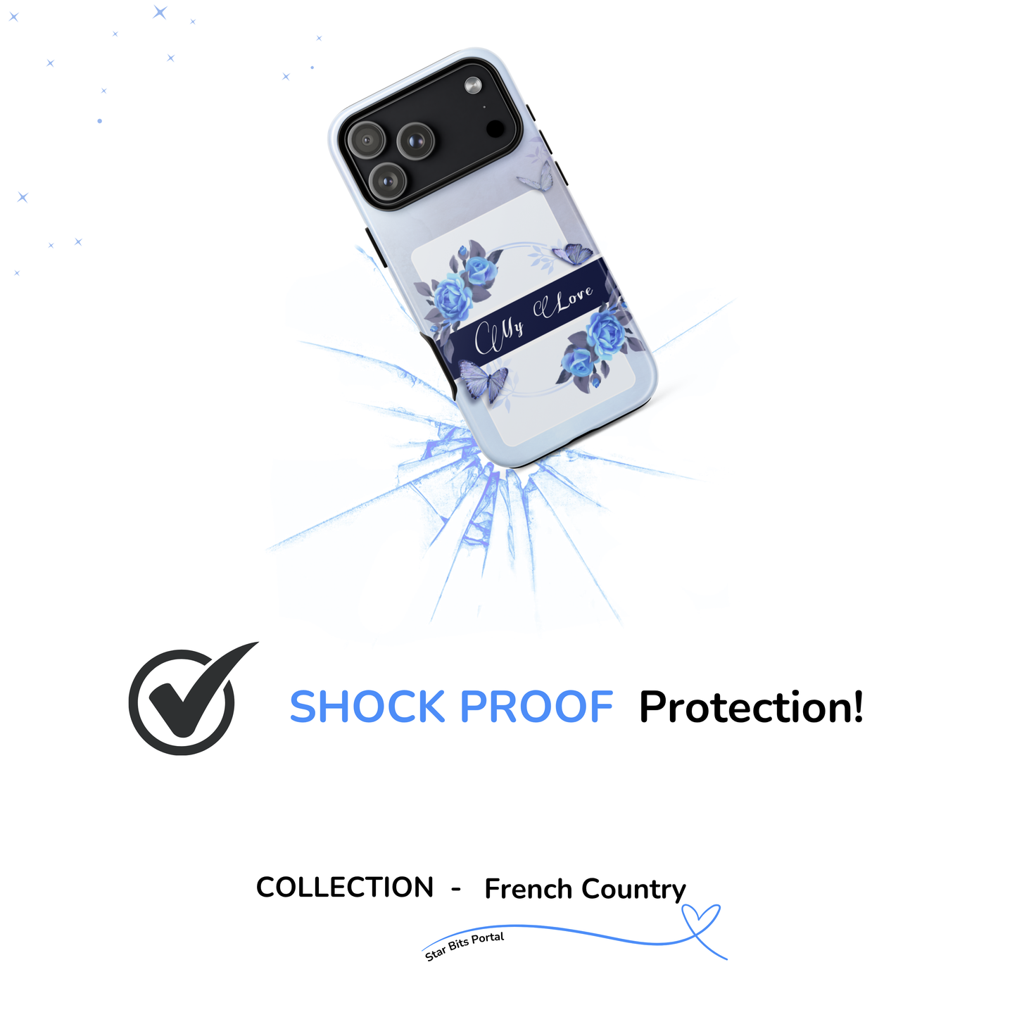 DUAL LAYER Tough iPhone® Case - Blue