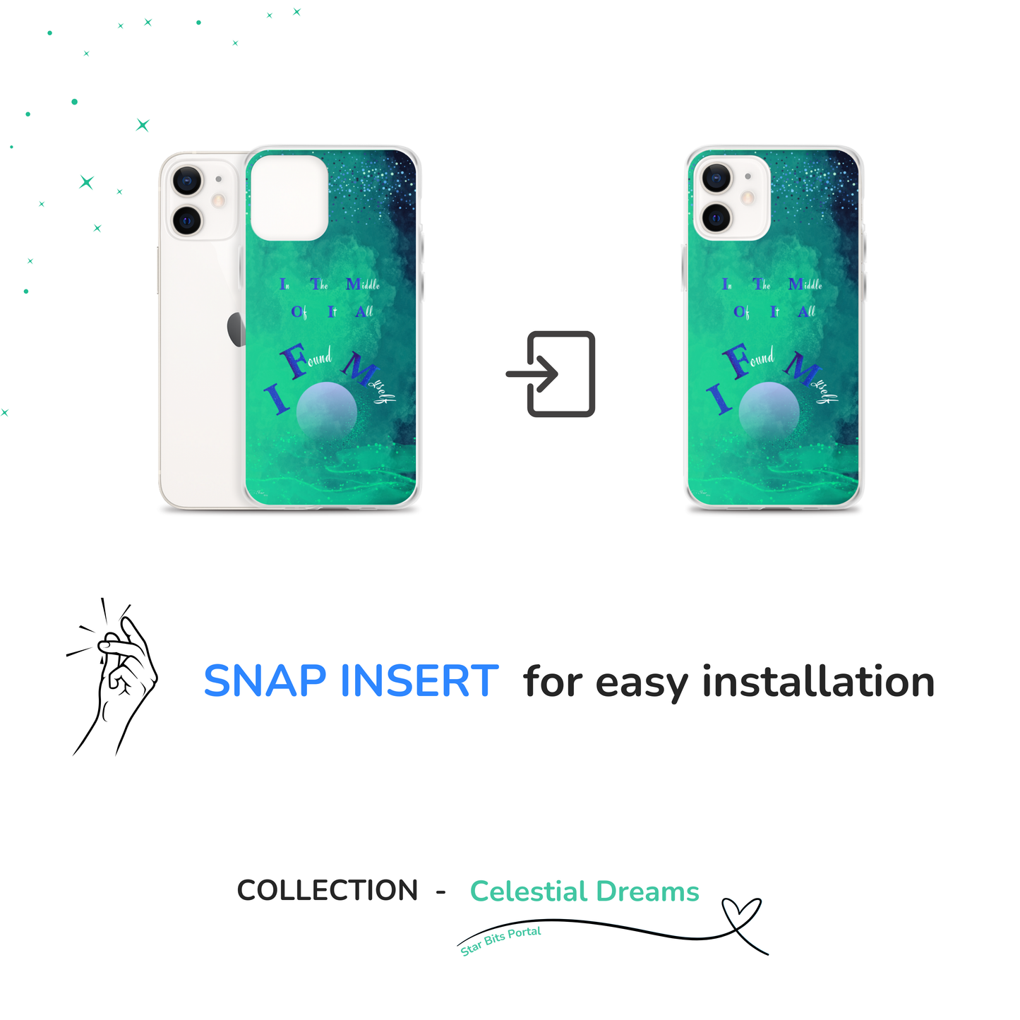 CLEAR iPHONE® CASE - Celestial Dreams