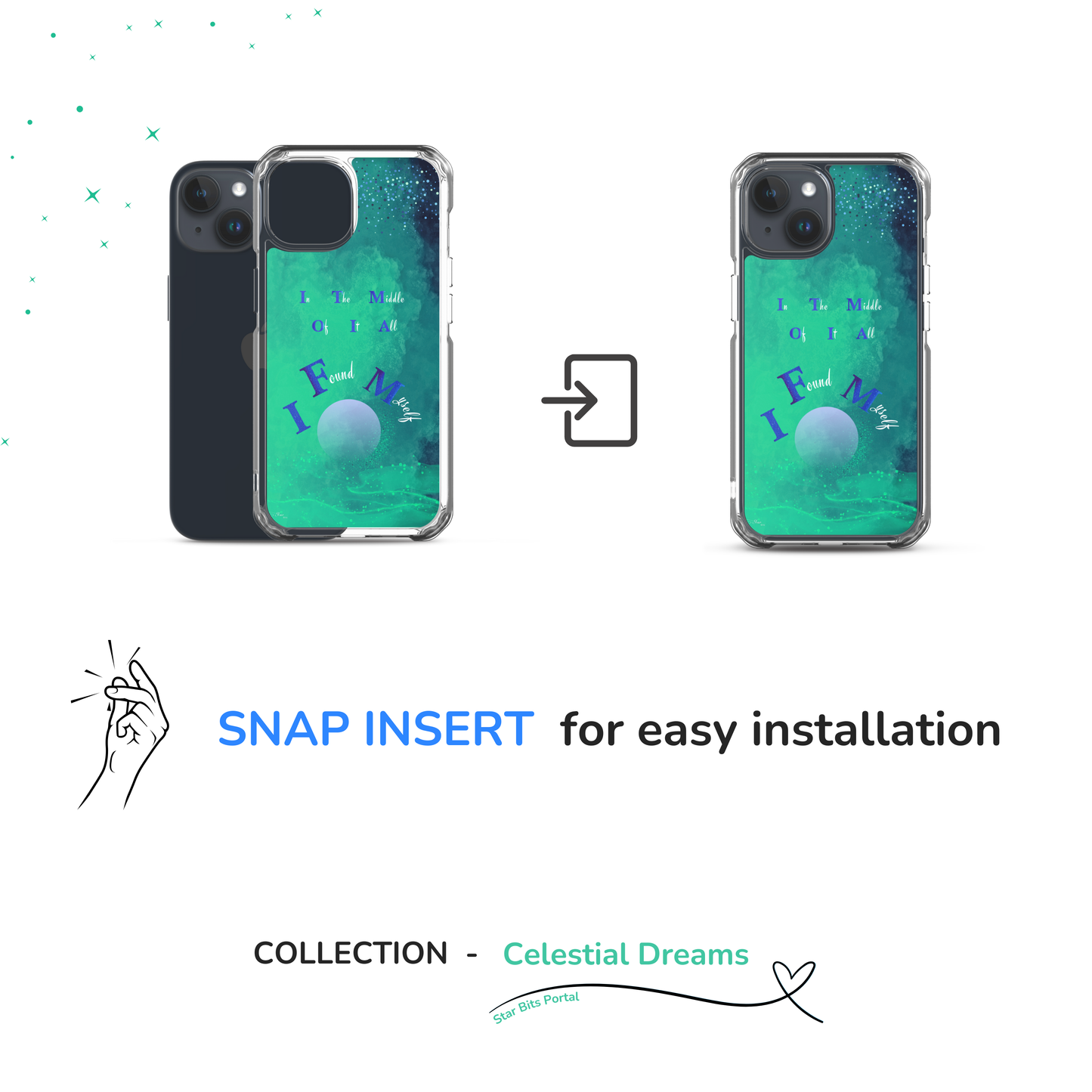 CLEAR iPHONE® CASE - Celestial Dreams