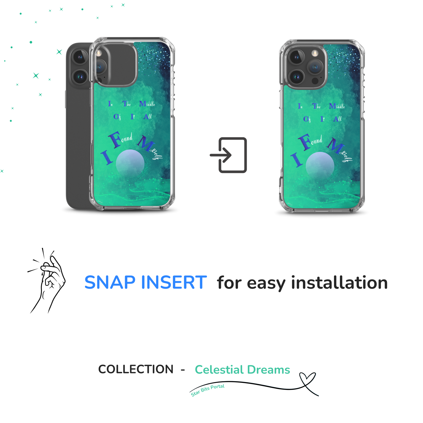 CLEAR iPHONE® CASE - Celestial Dreams