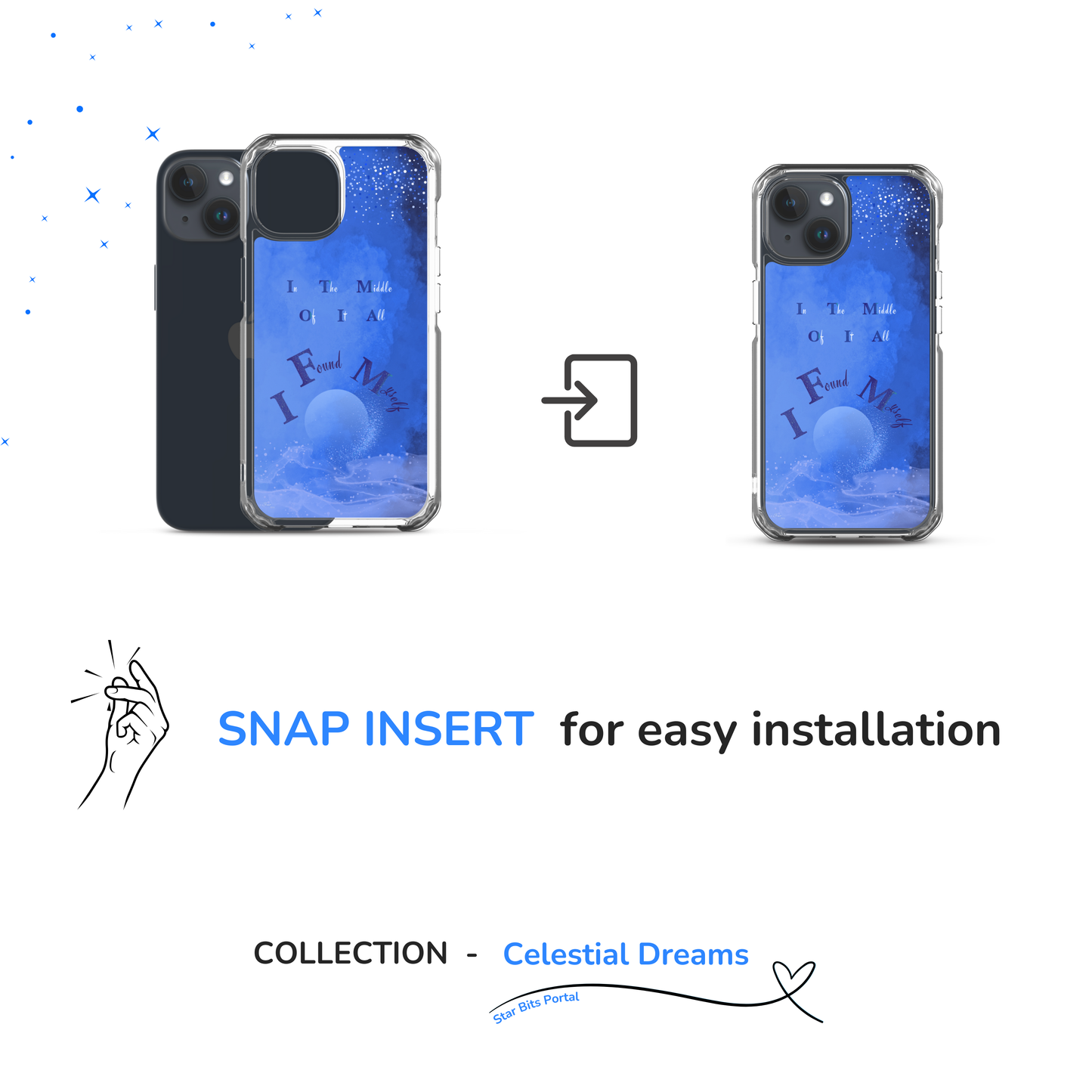 CLEAR iPHONE® CASE - Celestial Dreams