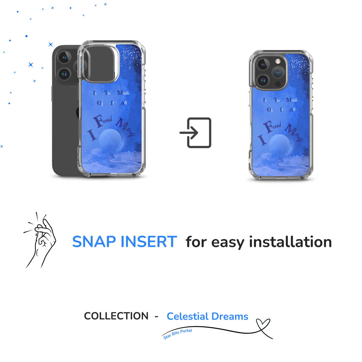 CLEAR iPHONE® CASE - Celestial Dreams