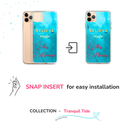 CLEAR iPHONE CASE - Tranquil Tide