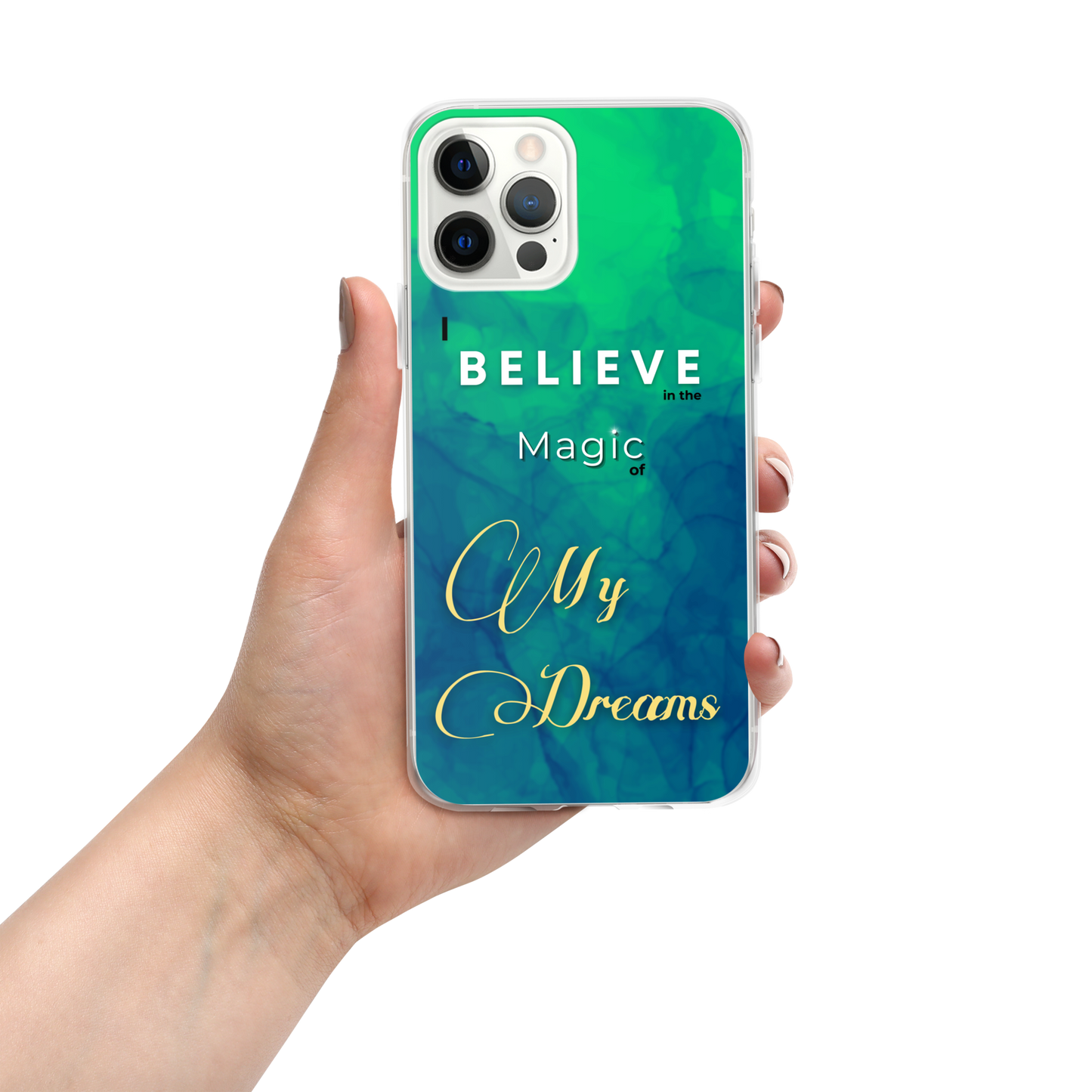 CLEAR iPHONE CASE - Tranquil Tide