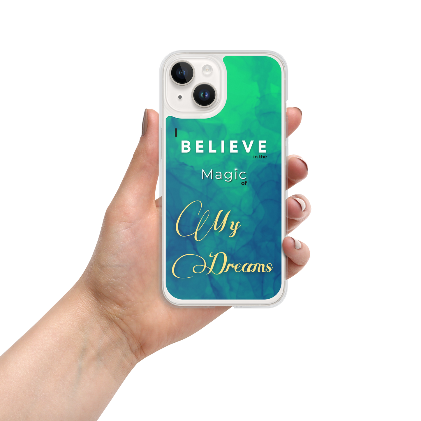 CLEAR iPHONE CASE - Tranquil Tide