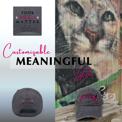 Fearless Distressed Dad Hat - Phoenix Rising