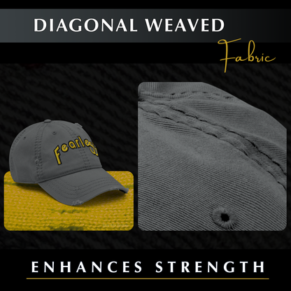 Fearless Distressed Dad Hat - Phoenix Rising