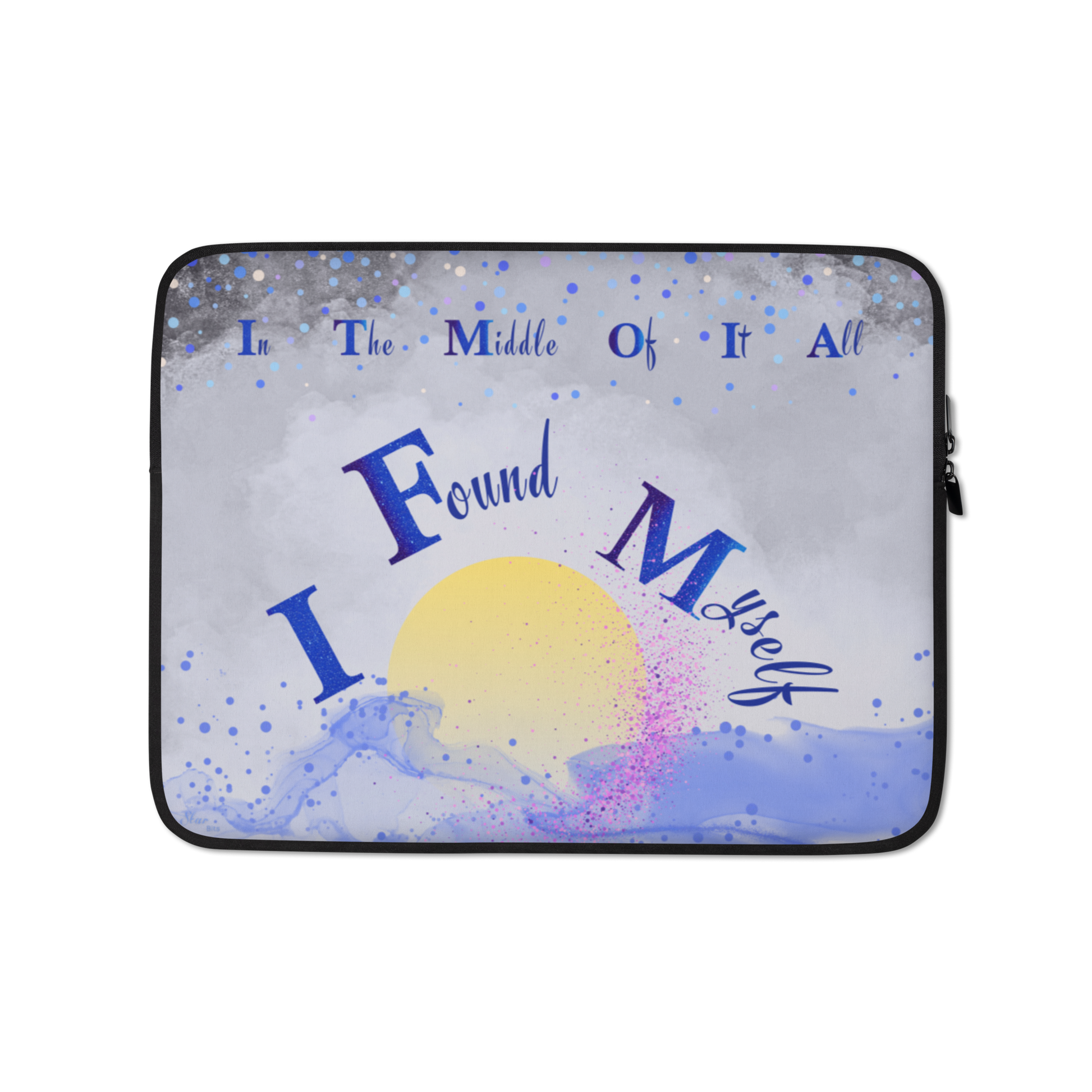 LaptopSleeve_13"_CELESTIALDREAMS_SmokyNight_StarBits 