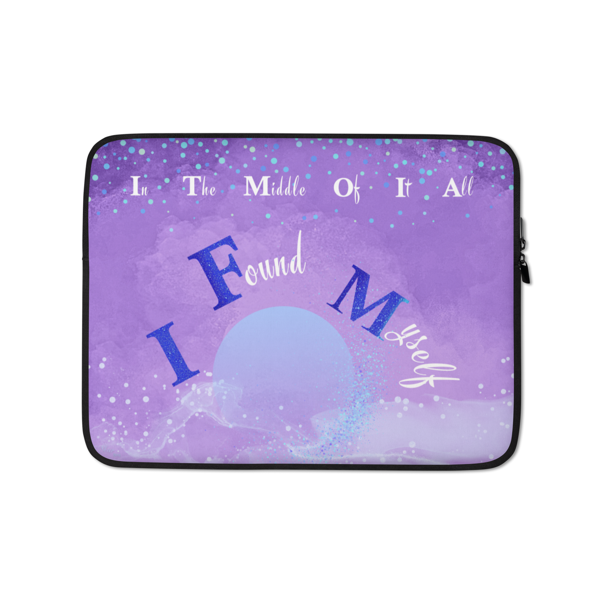 LaptopSleeve_13"_CELESTIALDREAMS_DivineAmethyst_StarBits 
