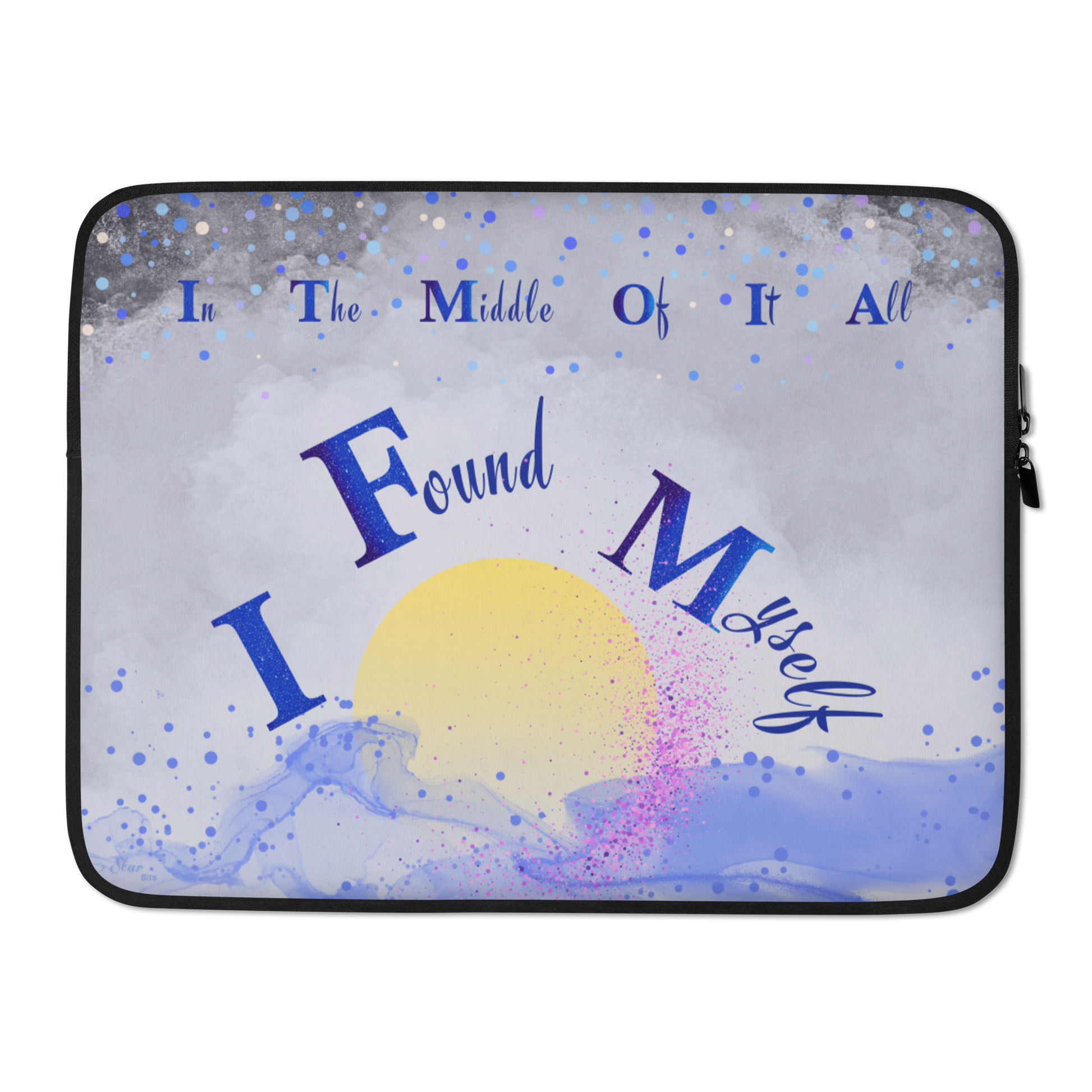 LaptopSleeve_15"_CELESTIALDREAMS_SmokyNight_StarBits 