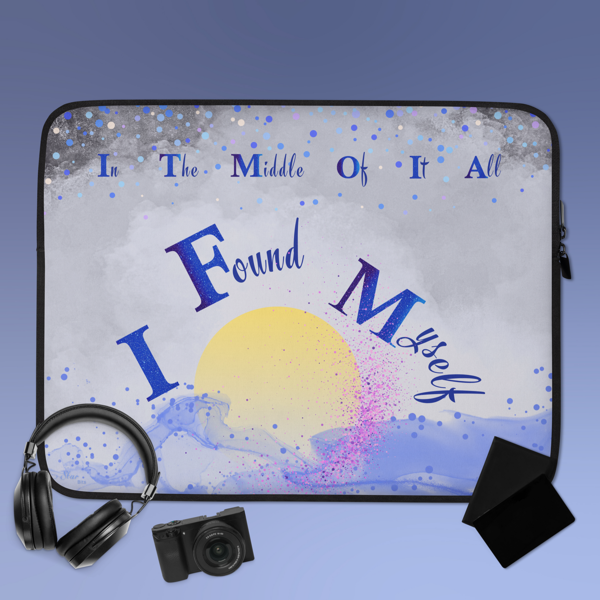 LaptopSleeve_15"_CELESTIALDREAMS_SmokyNight_StarBits 