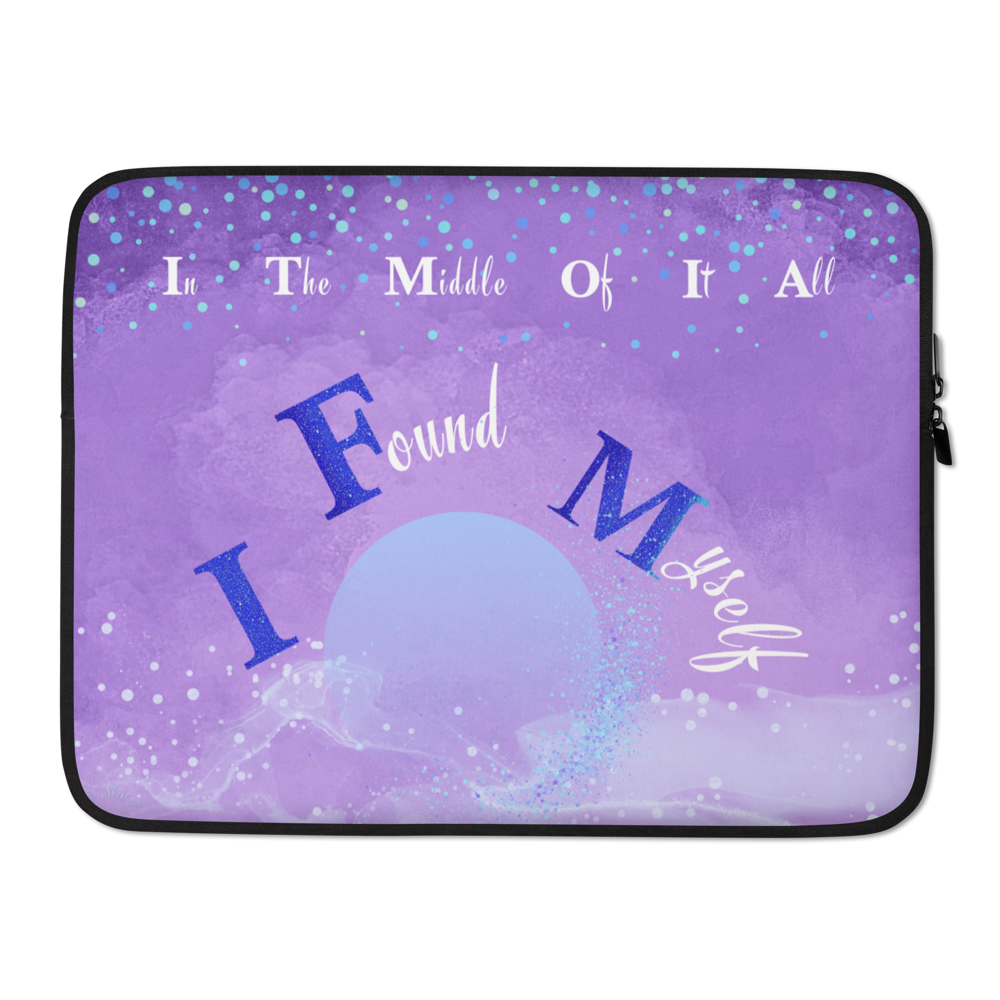 LaptopSleeve_15"_CELESTIALDREAMS_DivineAmethyst_StarBits 