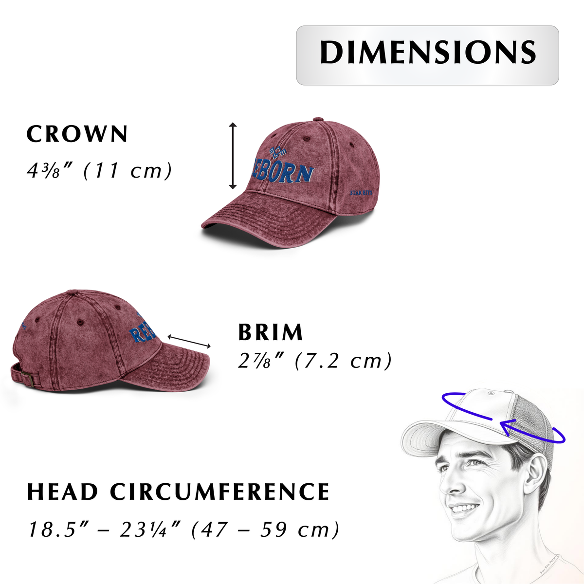 Reborn Vintage Hat - Phoenix Rising
