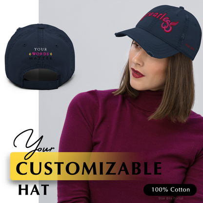 Fearless Distressed Dad Hat - Phoenix Rising