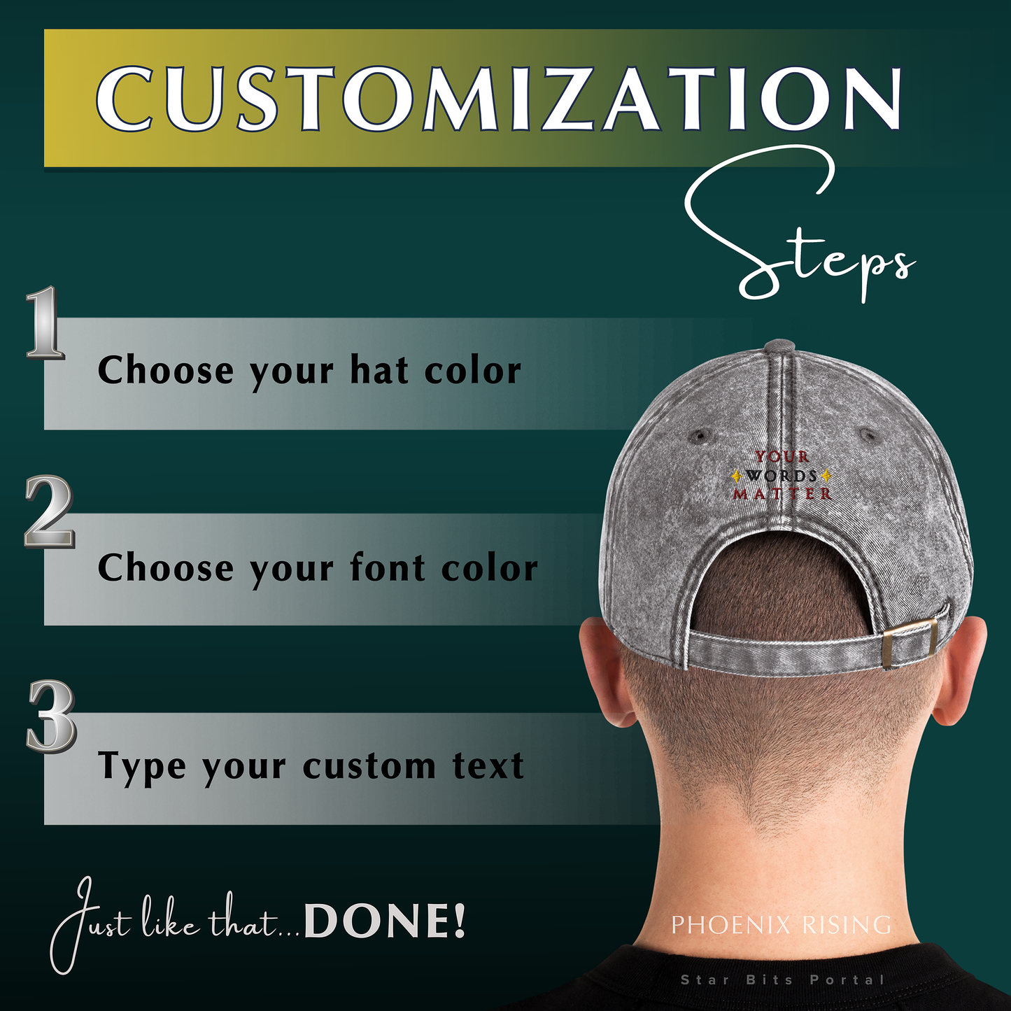 RETRO VINTAGE HAT - Phoenix Rising