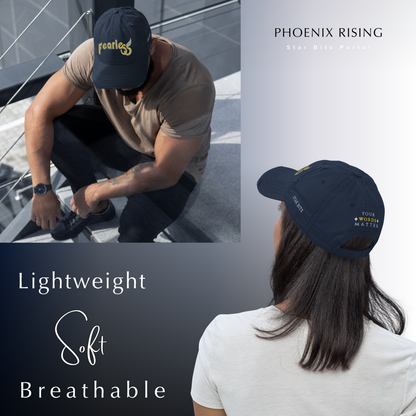Fearless Distressed Dad Hat - Phoenix Rising