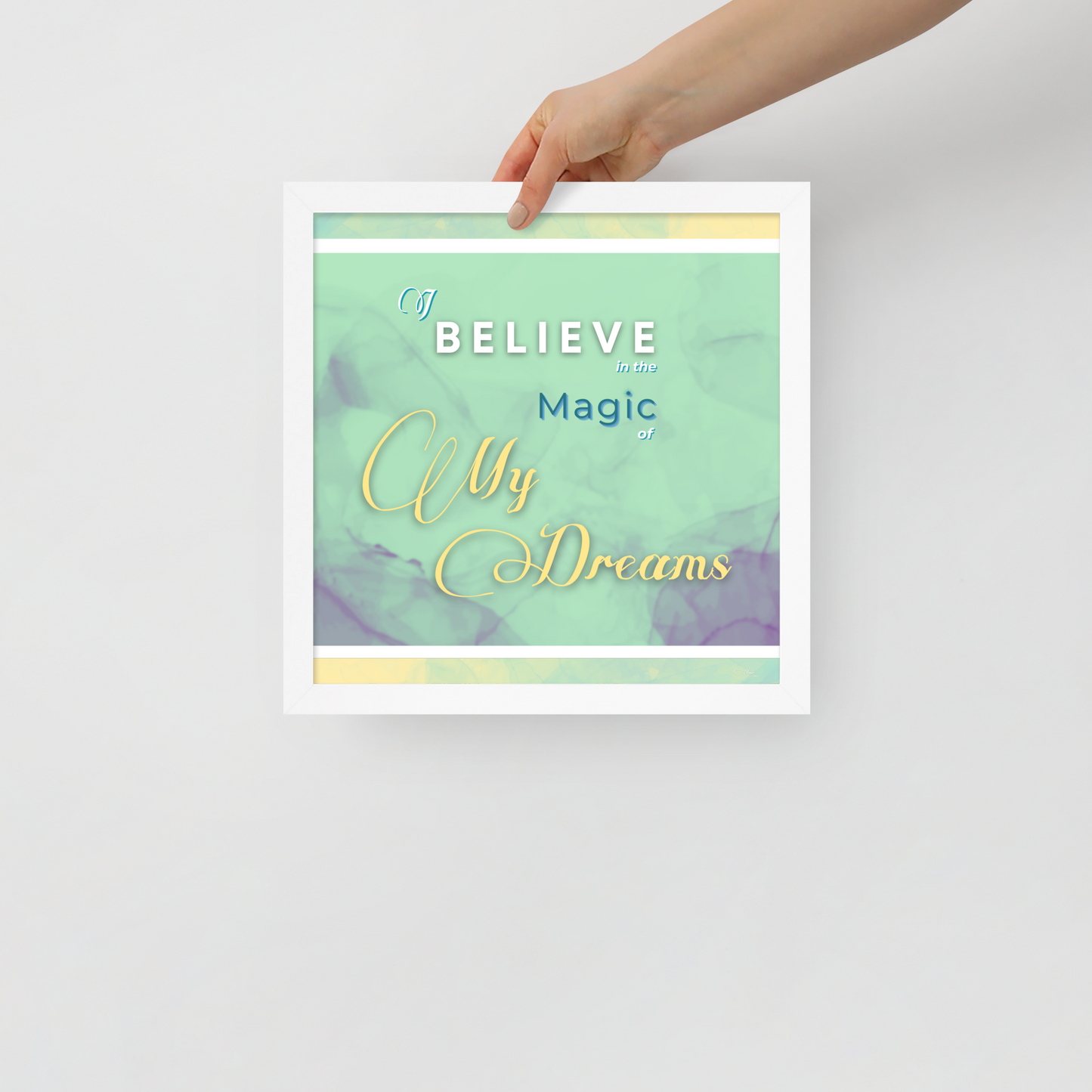 POSTER PRINT (Square) - Tranquil Tide